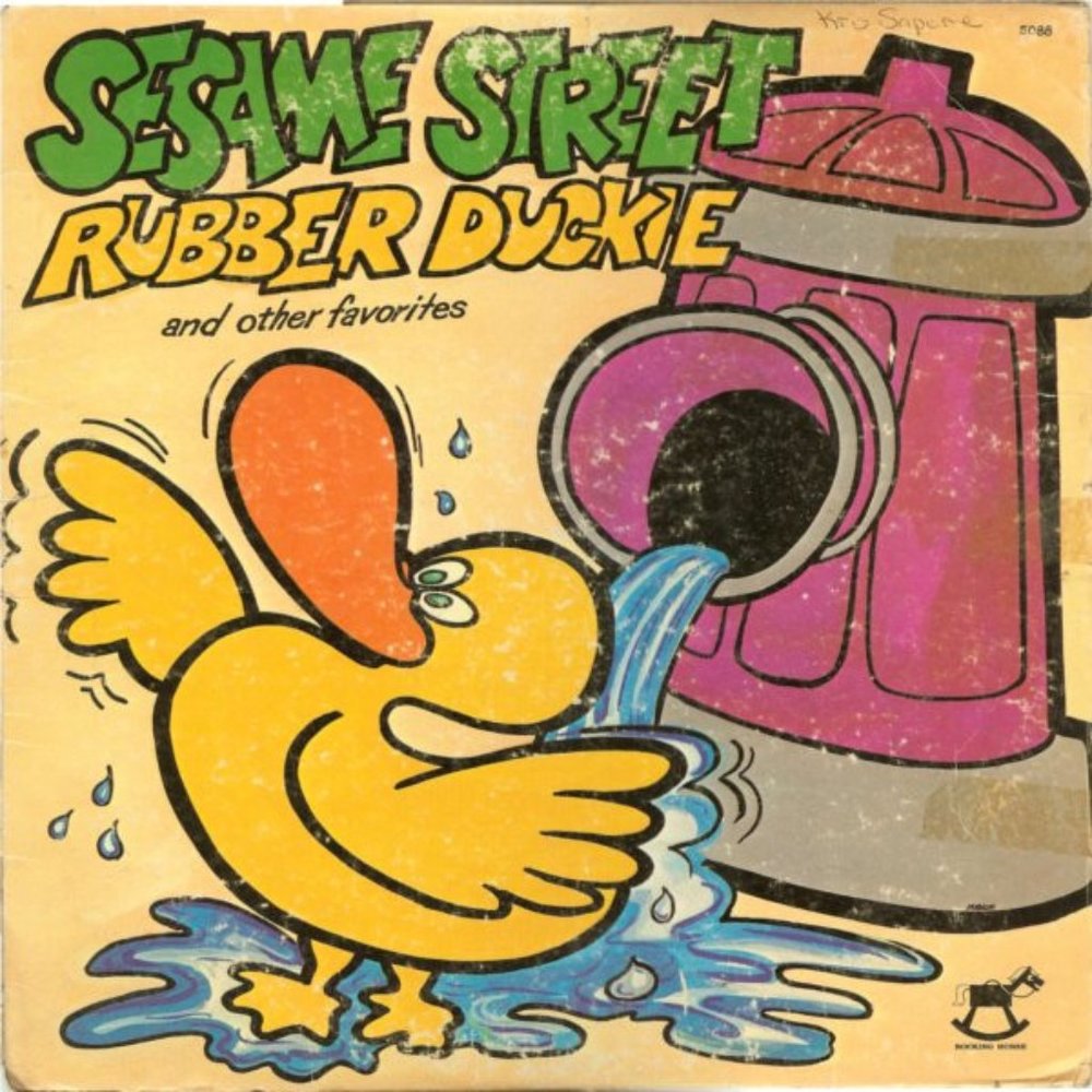 Sesame Street Rubber Duckie LP Record Rocking Horse Orchestra & Chorus